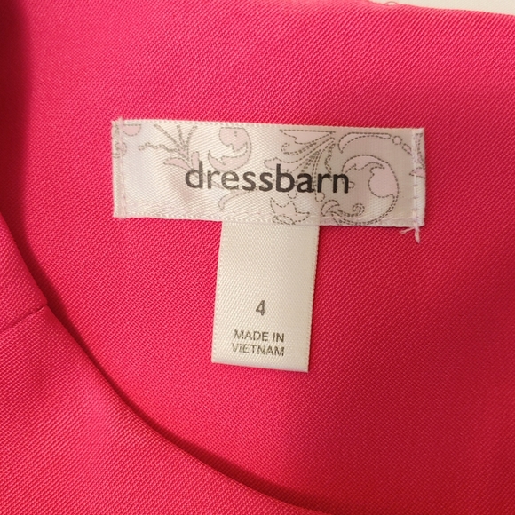 Dress Barn pink sleeveless dress. Size 4 - Picture 4 of 10